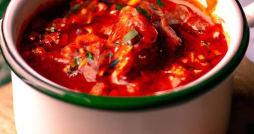 Hrníčková rajská omáčka s kuřecím masem