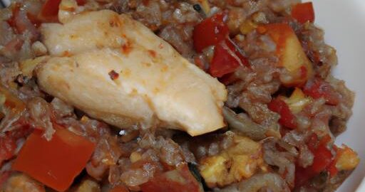 Ratatouille s kuřecím masem a quinoa