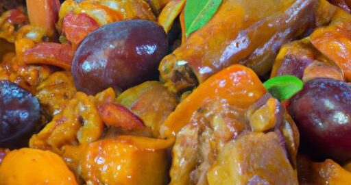 Tagine s jehněčím a švestkami