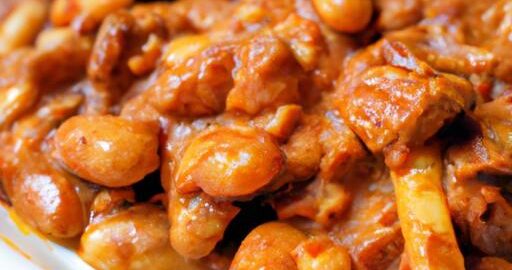 Guláš z tempehu a fazolí