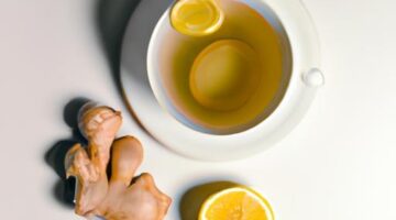 Léčivý zázvorový čaj s citronem