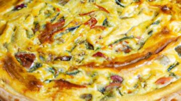 Quiche Lorraine s hříbkovým twistem