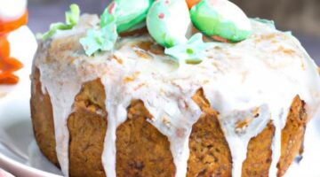 Velikonoční mrkvový dort