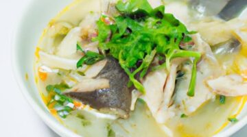 Bun Cha Ca – curry rybí polévka