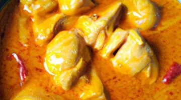 Kuřecí červený kari curry