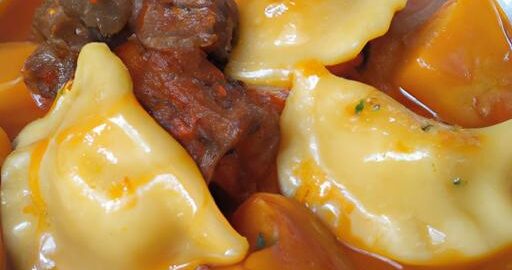 Tradiční guláš s knedlíkem