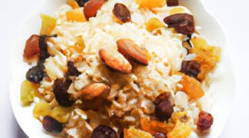 Rozinky a mandle pilav