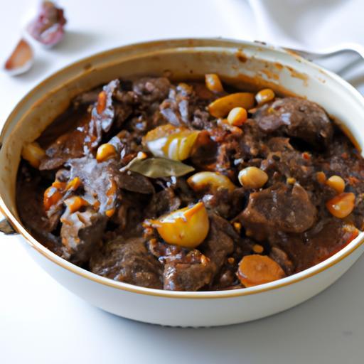 Hovězí burgundské pieší (Boeuf Bourguignon)