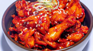 Korejské kuře ve sladko-kyselé omáčce