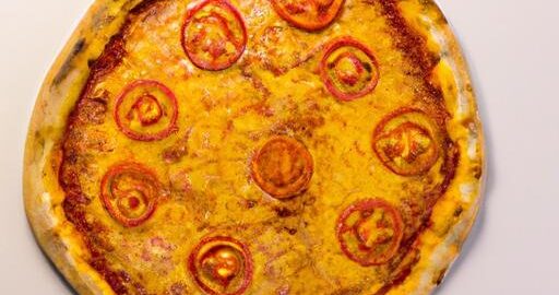 Jednoduchá italská pizza s rajčaty