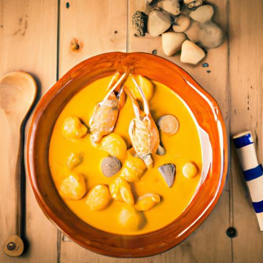 Bouillabaisse s kaštanovou polévkou