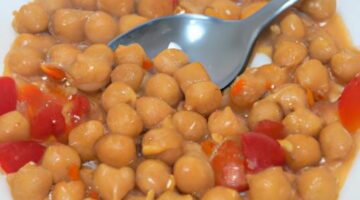 Cizrna s kokosovým mlékem a rajčaty