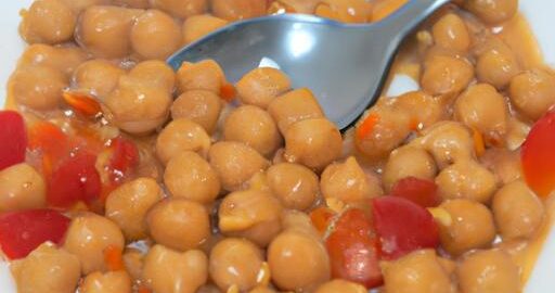 Cizrna s kokosovým mlékem a rajčaty