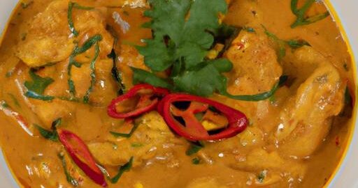 Jemně kořeněná kuřecí korma