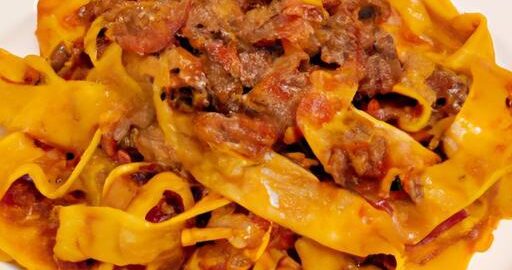 Pappardelle s hovězím ragú