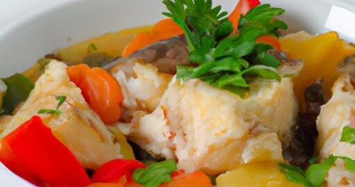 Moqueca de peixe se zeleninou