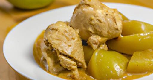 Kuřecí korma plněné jablky