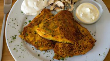 Houbový smažený sýr s tatarkou