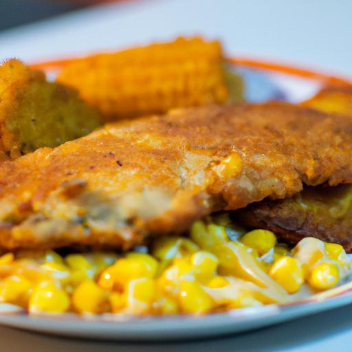 Kuře Maryland s kukuřičnými plackami