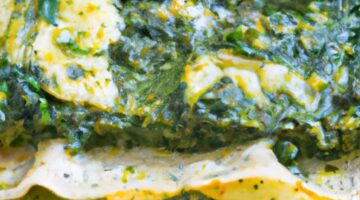 Veganské lasagne se špenátem