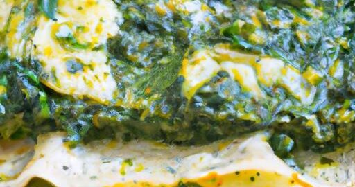 Veganské lasagne se špenátem