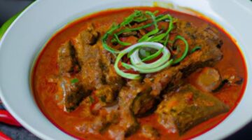 Indonéská jehněčí kari s kokosem