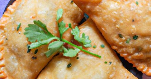 Pikantní kuřecí empanadas s koriandrem