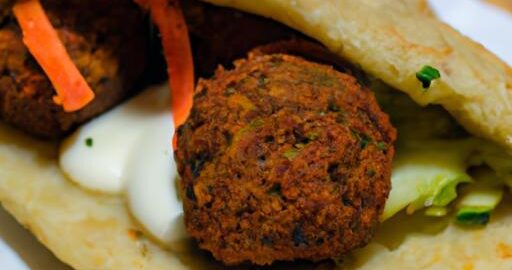 Falafel v pita chlebu