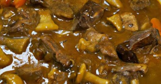 Hovězí bourguignon s houbami víně