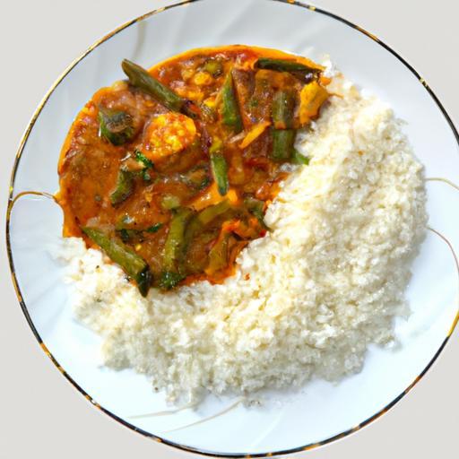 Zeleninová korma s rýží