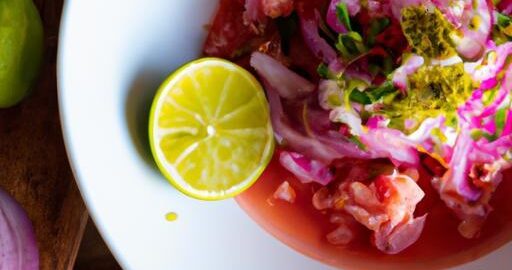 Tres Pescados Ceviche na palicích