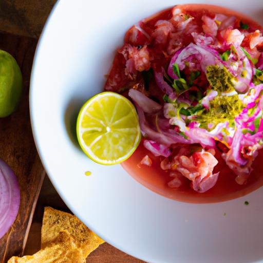 Tres Pescados Ceviche na palicích