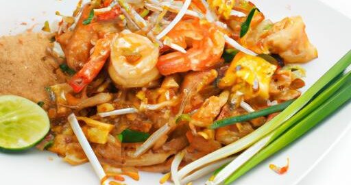 Pad Thai s krevetami a tofu