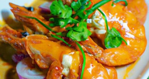 Pikantní krevety s kokosovým mlékem