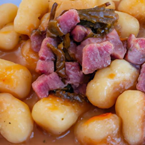 Halušky s uzeným masem a kyselým zelím