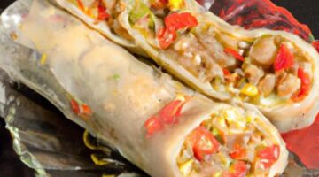 Rýžové wrap s Čínskou zeleninou