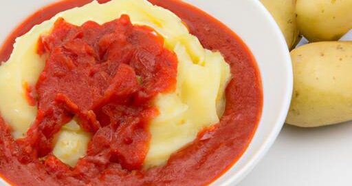 Rajská smetanová omáčka s bramborami