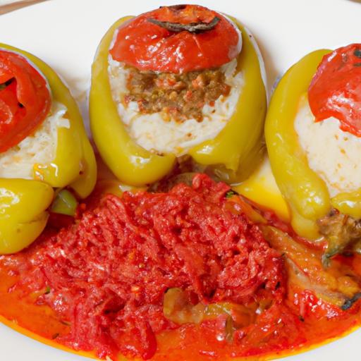 Plněná irácká paprika s rýží