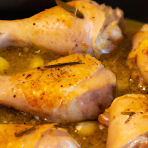 Kuře na česneku a bylinkách