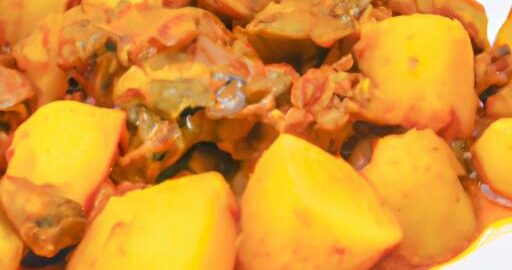 Jehněčí kari s brambory