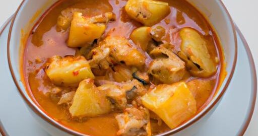 Veganský guláš s bramborem