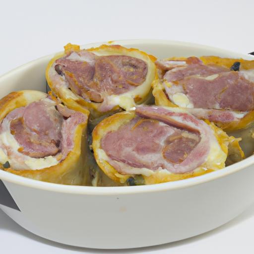 Kuřecí kulečníky se sýrem a šunkou