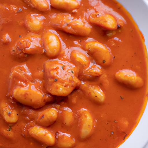 Rajčatový chutný guláš s fazolemi