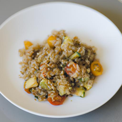 Quinoa se zeleninou a Avokádem