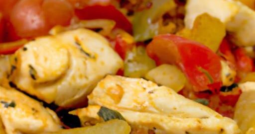 Brazilské kuře s rajčaty a kokosem