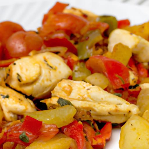 Brazilské kuře s rajčaty a kokosem