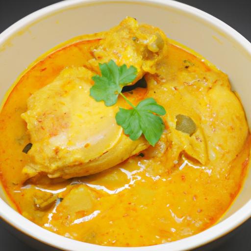 Kuře s kari omáčkou