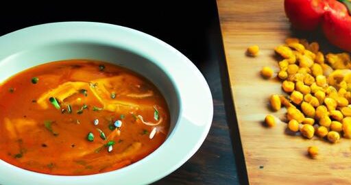 Rajská polévka s čočkou