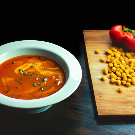 Rajská polévka s čočkou