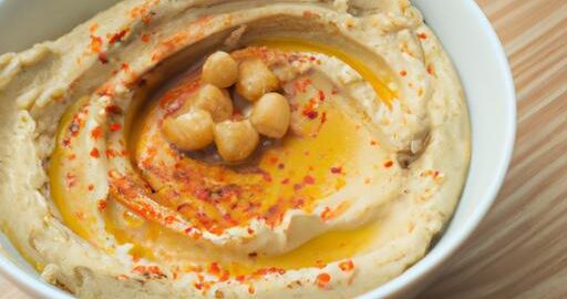Hummus s tahini a paprikou